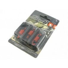 MOLLETTE FRIZIONE STAGE6, FRIZIONE TORQUE CONTROL, HARD, SERIE 3 PEZZI, ROSSE 